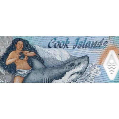Cook Islands, 3Dollars, 2021 P-New, Polymer Note for Collection