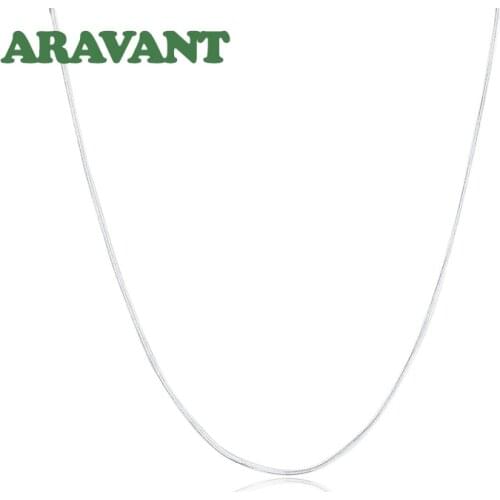 925 Silver Necklace Fashion Jewelry 2MM Snake Chain Necklace 16 18 20 22 24 26 28 30"