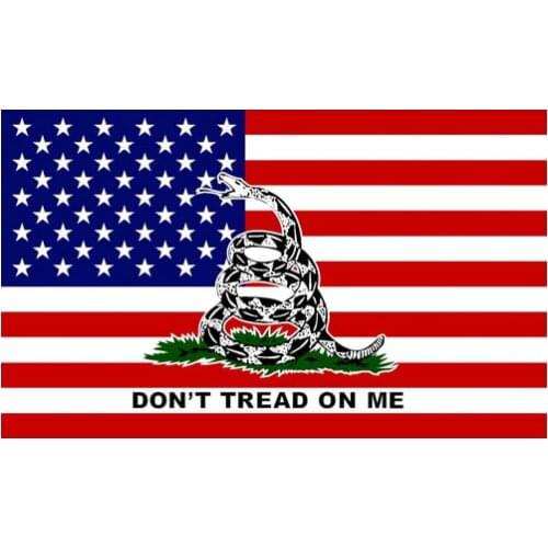90*150cm liberty or death black dont tread on me Tea Party Rattle Snake American gadsden flag