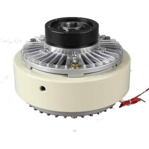 Hollow shaft magnetic powder clutch 10KG magnetic powder brake 24V motor tension control dynamic powder single brake