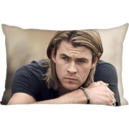 Rectangle Pillow Cases Hot Sale Best High Quality Chris Hemsworth Pillow Cover Home Textiles Decorative Double Sided Pillowcase
