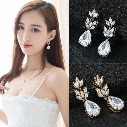 WEIMANJINGDIAN Women's Gold Earrings
