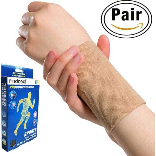 YISHENG Wrist Guard Support Medical Compression 23-32mmHg for Carpal Tunnel and Wrist Pain Relief