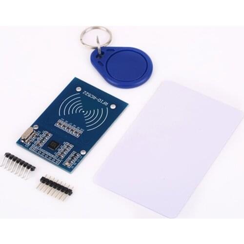 10pcs/lot RC522 RFID NFC Reader RF IC Card Inductive Sensor Module For Arduino Module + S50 Card + keyfobs