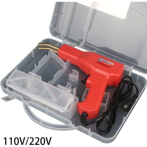 110-220V Plastic Welder Garage Tools Hot Staplers Machine Staple PVC Repairing Machine Car Bumper Repair Welding Gun Hot Stapler