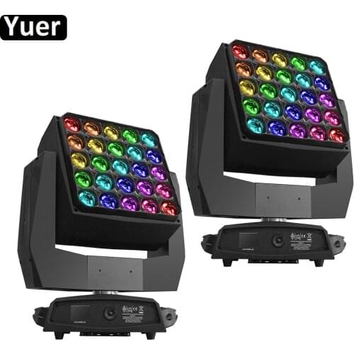 2Pcs/Lot Zoom Function 25x40W LED RGBW 4IN1 Big Bee Eyes Moving Head Light LED DJ Disco Light Club Party Moving Head Lights