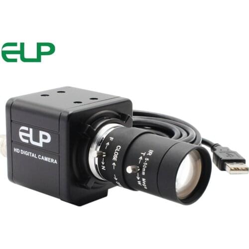 5-50mm manual varifocal CS lens ELP USB canera 640X480 MJPEG 30fps CMOS OV7725 CCTV USB Camera with 3m usb cable