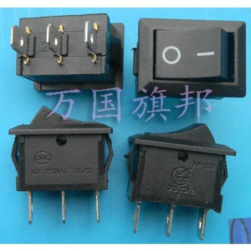 Free shipping 10A 250VAC 3P 21*15MM rockey Switch / ship switch