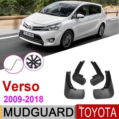 Mudflap For Toyota Verso AR20 2018~2009 Fender Mud Guard Splash Flaps Mudguard Accessories 2016 2015 2014 2013 2012 2011 2010