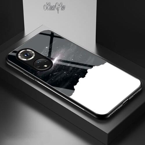 For Huawei P9 P10 P20 Plus Case XUANYAO Original Slim Tempered Glass Coque For Huawei P30 P40 Lite Case Hard Back Cover P50 Pro