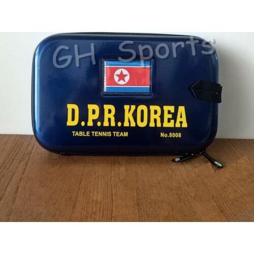 YINHE Galaxy D.P.R Korea National Table Tennis Team (YINHE Sponsored, Kim Song I) Hard Cover Table Tennis Bag Ping Pong Case