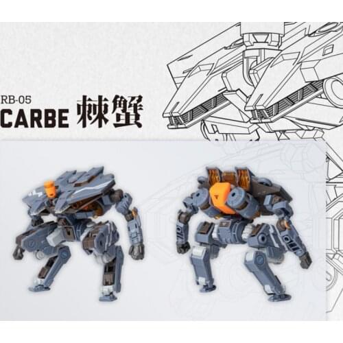 EarnestCore Craft Robot Build Series RB-05 & RB-09 Ronin & CARBE Transformation Action Figure