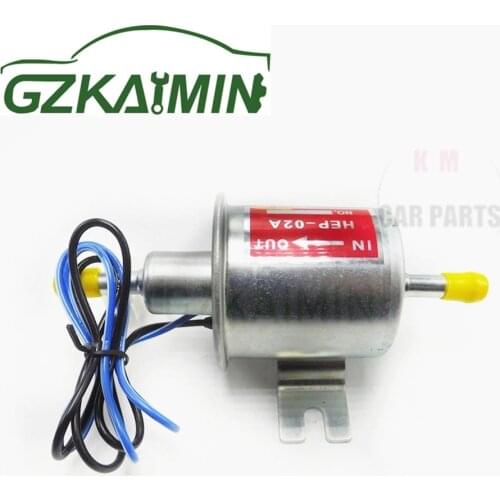 HIGH QUALITY Diesel Petrol Gasoline 12V Electric Fuel Pump HEP-02A HEP02A Low Pressure Fuel pump For Carburetor Motorcycle ATV