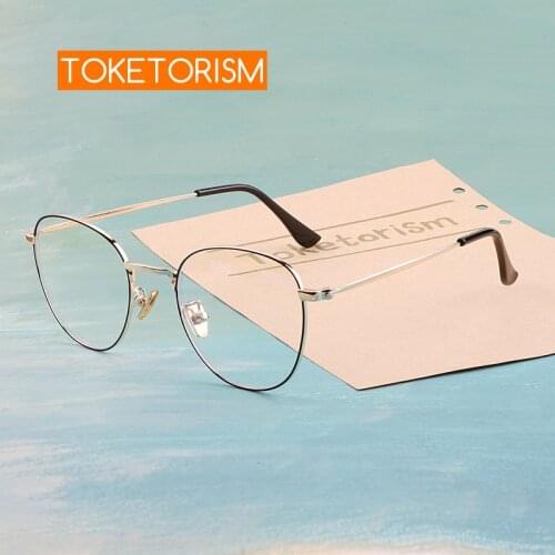 Toketorism Classic Eyeglass Frame for Women Anti Blue Light Computer Glasses for Unisex 2181