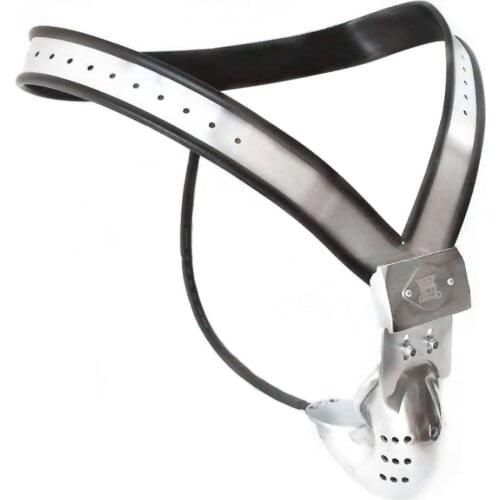 Pens Sleeve Cage Cock Chastity Lock Device Stainless Steel Silicone Male Chastity Belt Pants BDSM Bondage Cbt Ex Toys For Men