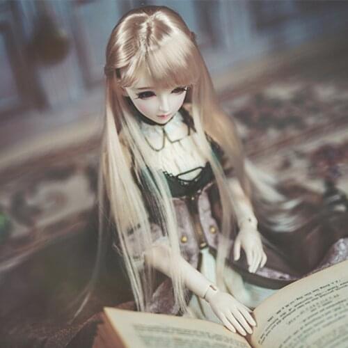 New Arrival 1/3 1/4 1/6 Bjd Wig Mohair Fashion Wire Bjd Wig SD For BJD Doll Wig