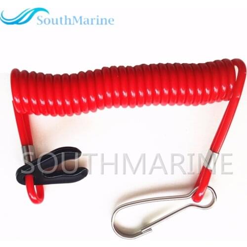 Safety Kill Stop Switch Lanyard 682-82556-00 for Yamaha Tohatsu / Sierra MP28860 Boat Engine Outboard Motors