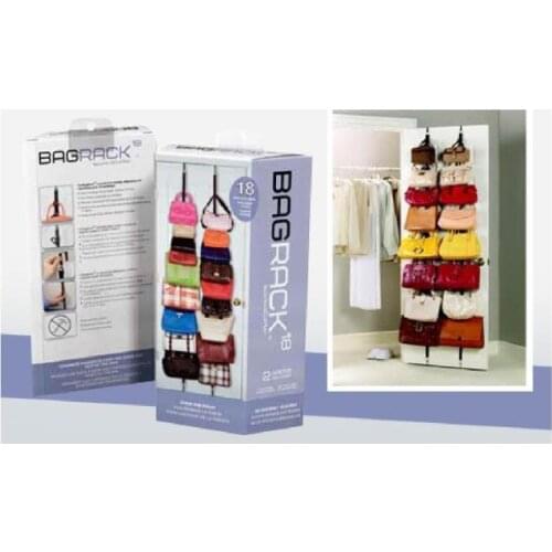 Bag Rack Door Back Handbag Organiser is 16 Hook