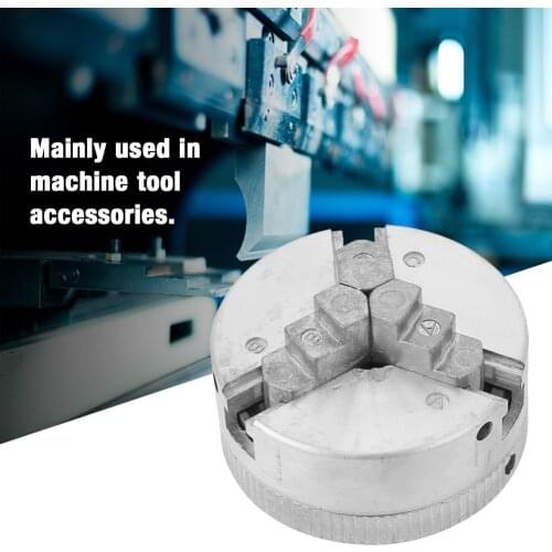 Drill Chuck Z011 Zinc Alloy 3-Jaw Chuck Clamp for Mini Metal Lathe Milling Collet Chuck Machine Tool Accessories