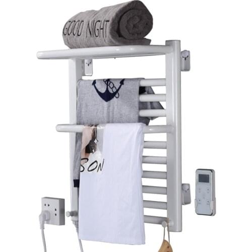 Towel Dryer Intelligent Electric Towel Warmer Heated Towel Rail Bathroom Accessories Wall Mounted Space Aluminum Towel Rack