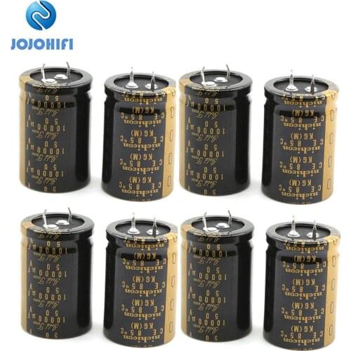 1pcs/2pcs/4pcs/6pcs/8pcs 10000uF 50V 30*45mm Type I KG / Gold Tune Audio Electrolytic Filter Capacitor for Amplifier board