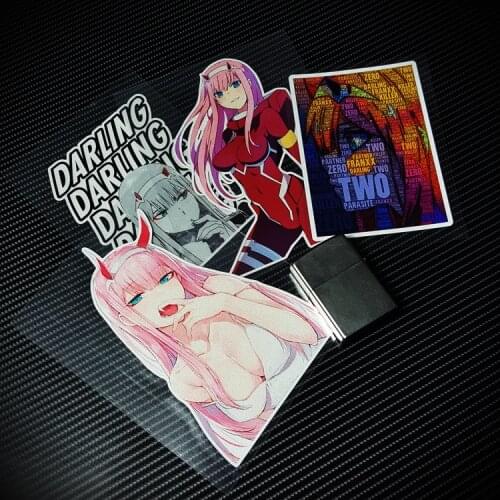 1PCS Car Styling and Decals Classic Cartoon Anime LPersonalized Motorcycle Auto Window Tail Stickers for darling girl