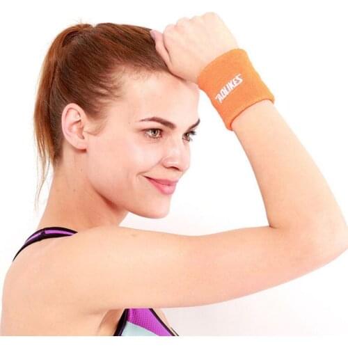 1pc Wristband Breathable Sweat Absorption Cotton Hand Wrist Band Wraps Running Sportswear Accessories Yoga