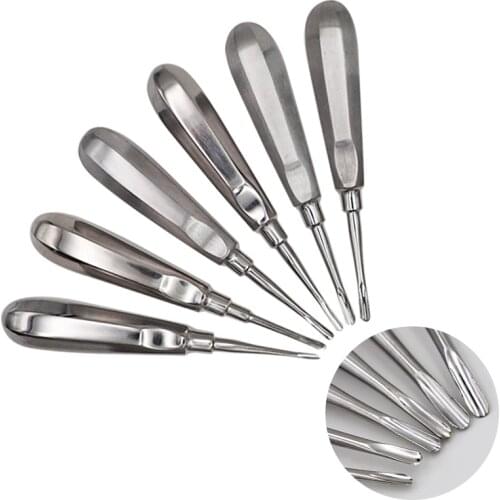12Pcs Dental Luxating Lift Elevators Tooth Extraction minimally Invasive Crown/Straight/T-shaped triangular Dental instruments