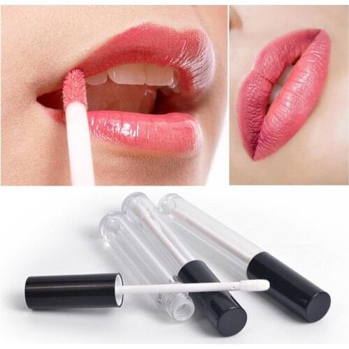1pc Empty Lip Gloss Tubes Container Clear Lip Balm Tubes Containers Organize Lipstick Refillable Bottles Lip Gloss Tube
