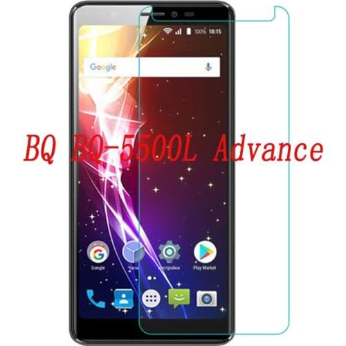 2PCS NEW Screen Protector phone For BQ BQ-5500L Advance 5500L phone Tempered Glass SmartPhone Film Protective Screen Cover