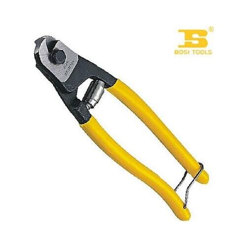 200mm Chrome Vanadium Steel 8-Inch Wire Rope Cutter with Yellow Handle