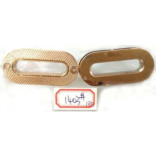 30Pcs 40mm (1 1/2 inch) Zinc alloy screws on Oval eyelets & grommets Light gold