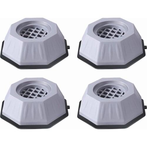 4Pcs Universal Anti-Vibration Feet Pads Washing Machine Rubber Mat Anti-Vibration Pad Dryer Refrigerator Base Fixed Non-Slip Pad