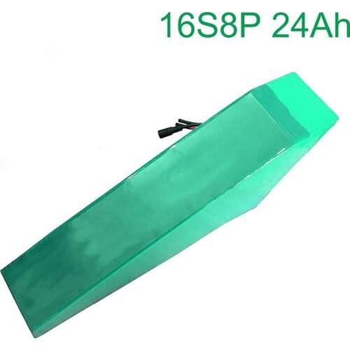 60V 24Ah 16S8P 18650 Li-ion Battery electric two Three wheeled motorcycle bicycle ebike 330*310*200*70*70*45mm