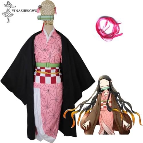 Anime Demon Slayer For Man and Women Cosplay Costume Kimetsu no Yaiba Kamado Tanjirou Kamado Nezuko Agatsuma Zenitsu Clothing