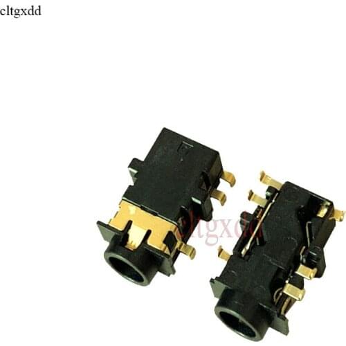 Cltgxdd 50pcs 6pin 3.5mm Earphone Port Microphone Socket Audio Connector for Mobile Phone Tablet Audio Socket