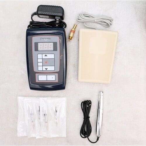 Permanent Makeup Eyebrow Lips Tattoo Machine Kits Rotary Swiss Motor Tattoo Machine Kit with foot switch 1RL,3RL,5RL,7RL,9RL