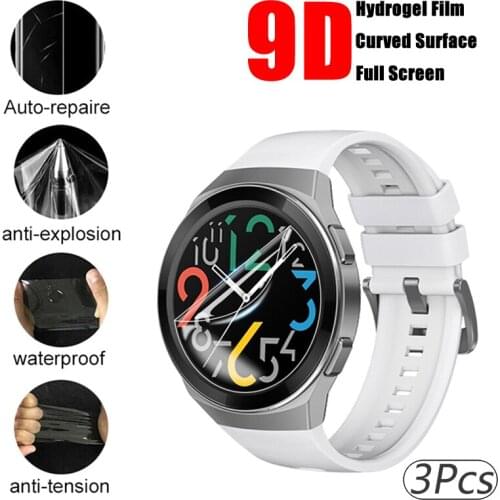 9D HD Screen Protective Soft Films For Huawei Watch GT 2 GT 2E GT 2 Pro Smartwatch Accessories For Huawei Watch Fit ES Cover