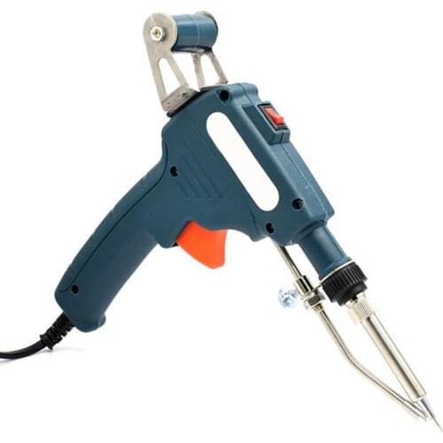 60W Tin Electric Soldering Iron Kit Automatic Send Tin Gun Electric Solder Station Tip Sucker Tweezers Wire Welding Repair Tools