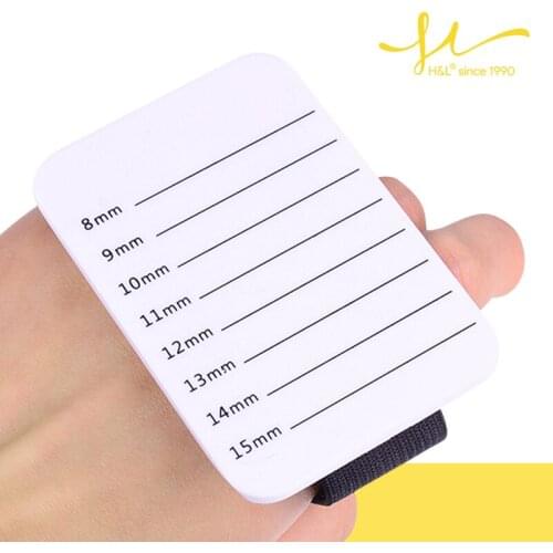 Fake Eyelash Tray Strip Stand Individual Eyelash Extensions Hand Plate Eye Lash Grafting Stand Palette Makeup Tool 8-15mm