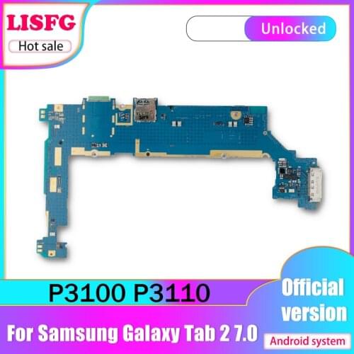 Full Working 100% Unlocked For Samsung Galaxy Tab 2 7.0 P3100 P3110 Motherboard 3G&WIFI Original Mainboard Circuits Cable