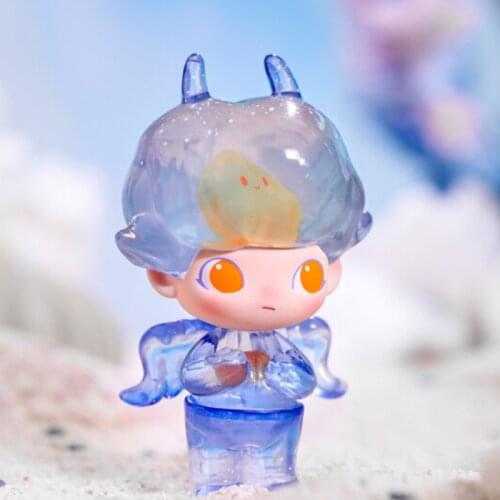 POPMART Blind Box Toys DIMOO Aquarium Cute Anime Action Figure Random Surprise PVC Model Figurine Gift Birthday 12Pcs/Set