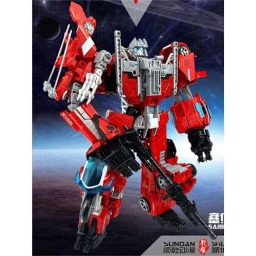 Transformation Devastator Superion Red Defender Bruticus Figure Toys