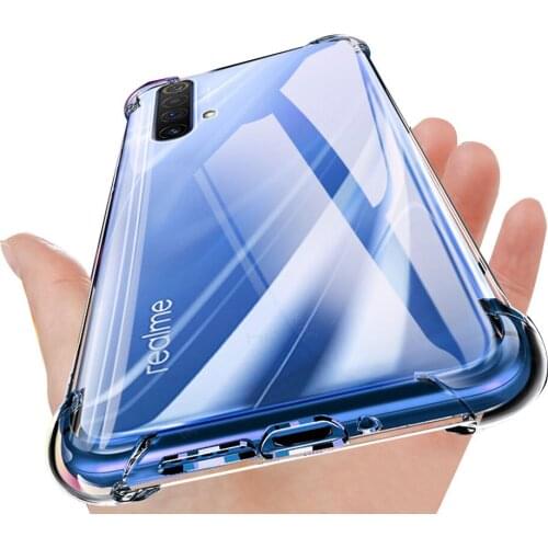 Transparent silicone phone case For oppo realme 6 pro case on realme 6pro realme6 pro shockproof soft tpu clear cover coque