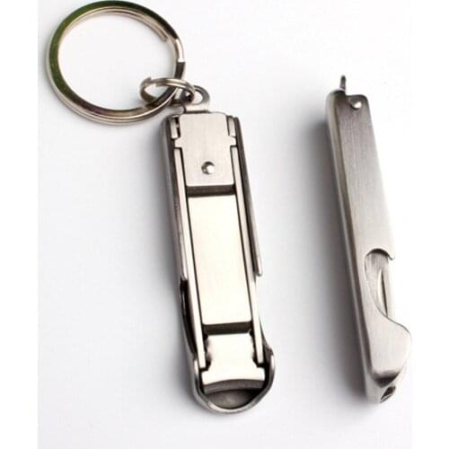 EDC Foldable Stainless Steel Adjustable Nail Clipper Finger Toe Nail Art Care Tool Nail Trimmer Multifunctional Opener