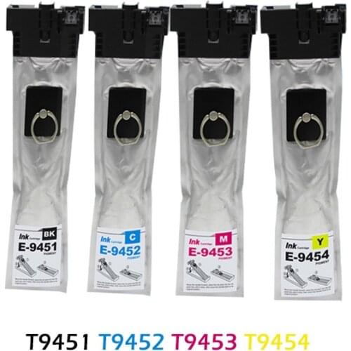 4Colors Compatible Ink Cartridges T9451 T9452 T9453 T9454 For Epson WorkForce Pro WF-C5210DW WF-C5290DW WF-C5710DWF WF-C5790DWF