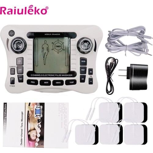 TENS UNIT/Dual channel output TENS EMS pain relief/Electrical nerve muscle stimulator/Digital therapy massager/Physiotherapy
