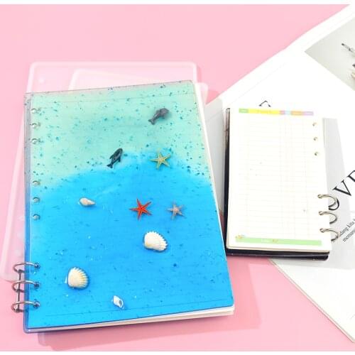 DM162 A5 A6 A7 Notebook Inner Paper Core Refilling Papers 6 Holes For Crystal Epoxy Resin Molds DIY Handmade Book Accessories