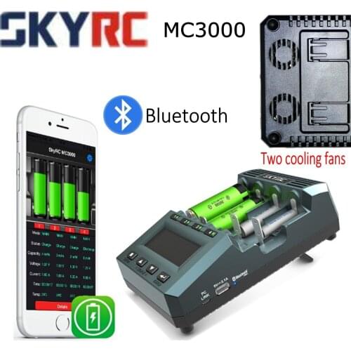 SKYRC MC3000 Battery Charger bluetooth Smart APP PC Control Multi-chemistry Universal LED Screen NiMH NiCd Lithium-ion LiFePO4