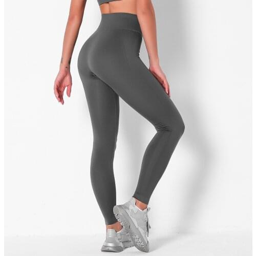 Women Yoga Leggings Seamless High Waist Compression Tights Workout Breathable Fitness Clothing Training Pants Sports Trousers